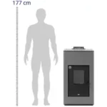 Wasserführender Pelletofen 20 kW – Für bis zu 380 m³ & 25 L – Bild 2