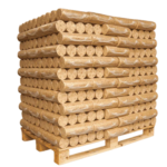 Piveteau Tages-Holzbriketts – Palette mit 104 Paketen (9,65 kg)